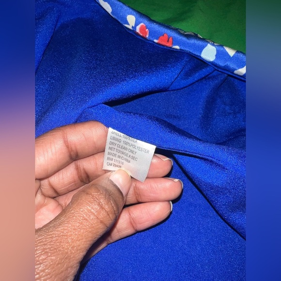 Yumi Kim 100% Silk Floral Blue Wrap Dress size XS - Picture 7 of 8